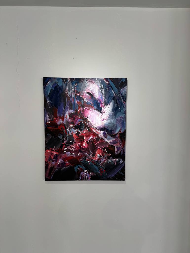 Original Abstract Nude Painting by Maka Zedelashvili