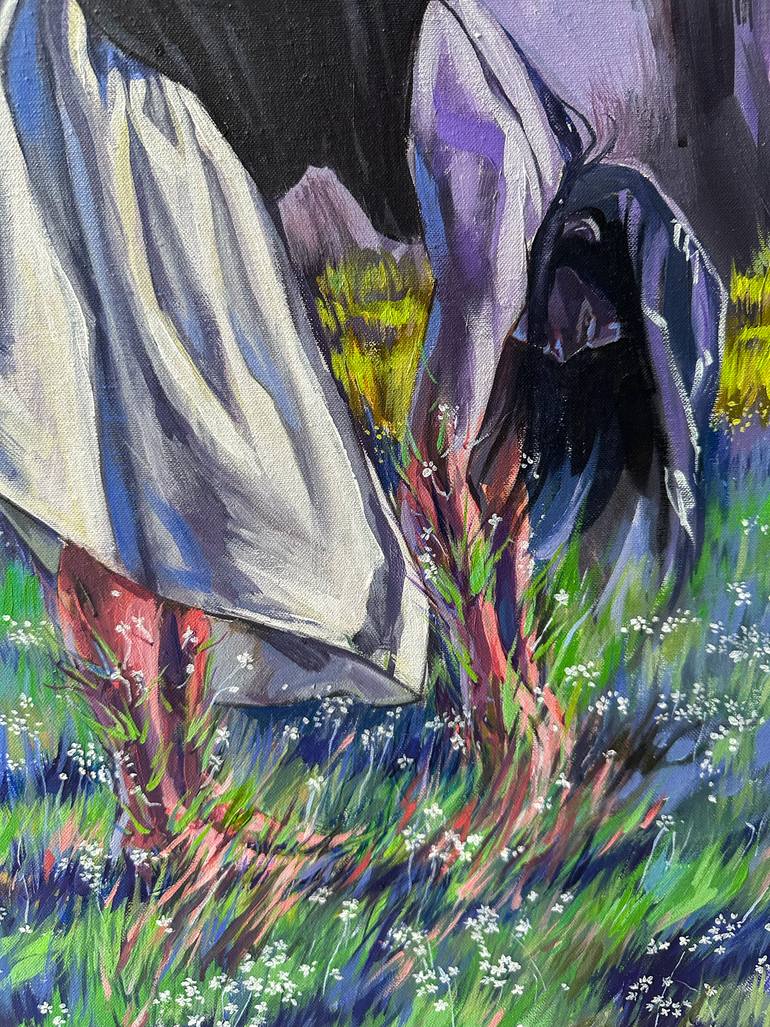 Original Symbolism Women Painting by Maka Zedelashvili