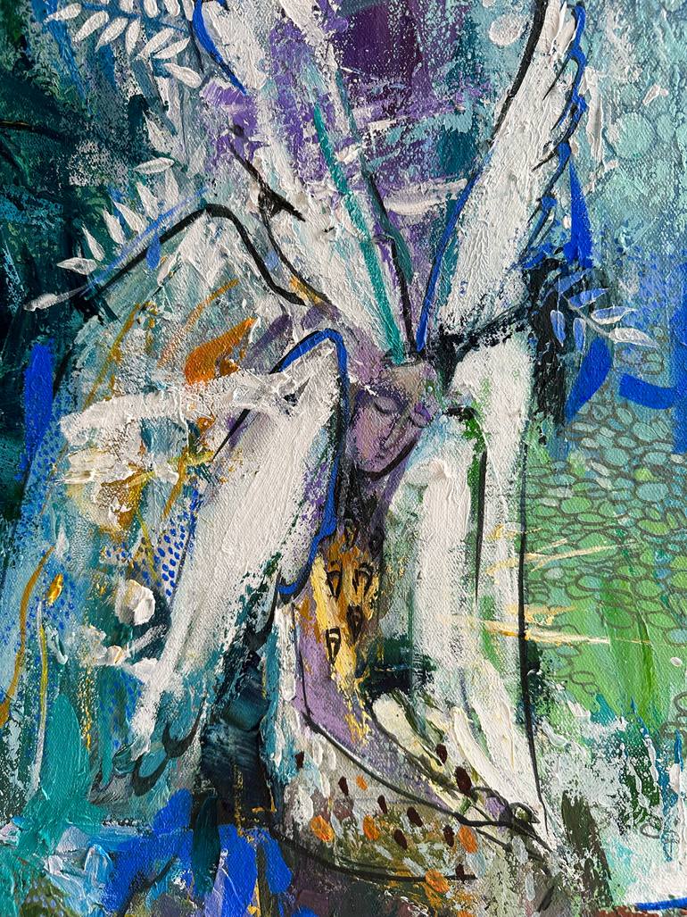 Original Conceptual Religion Painting by Maka Zedelashvili
