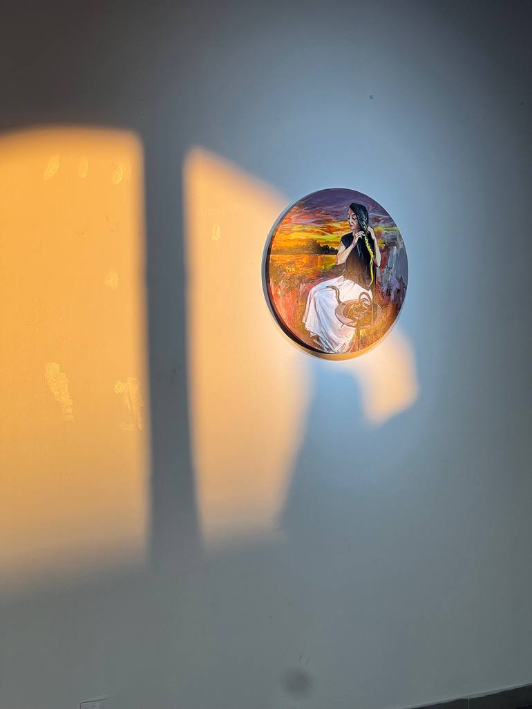 Original Conceptual Women Painting by Maka Zedelashvili