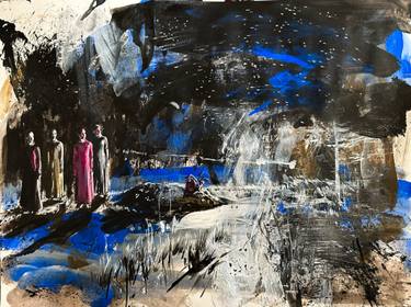 Original Conceptual Women Painting by Maka Zedelashvili