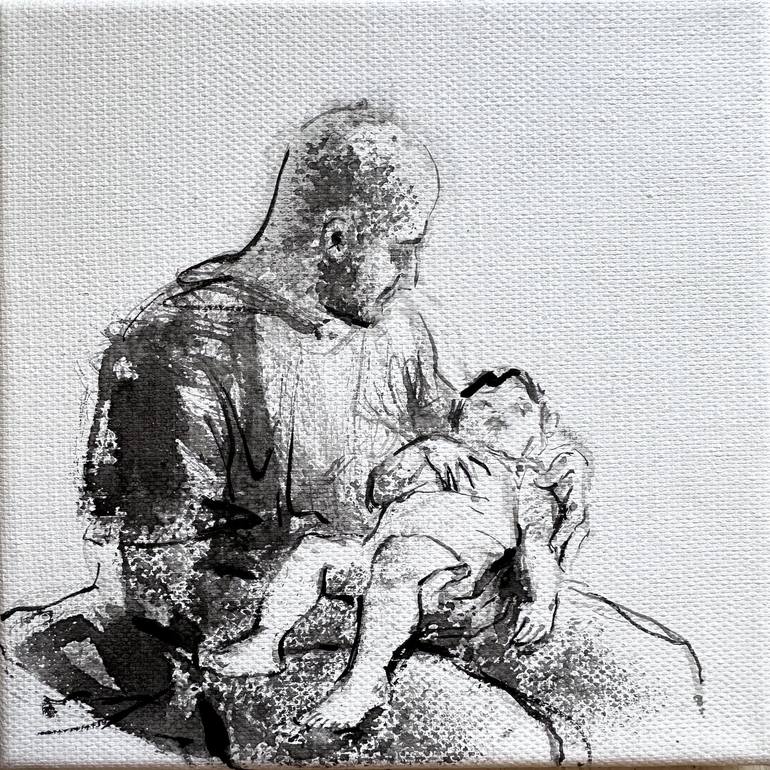 Original Conceptual Family Paintings by Maka Zedelashvili
