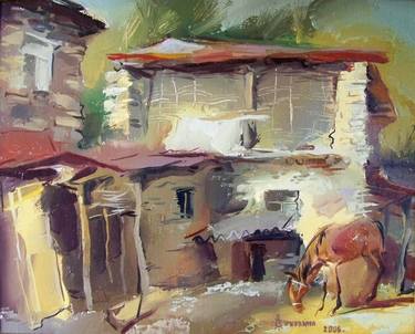 Print of Home Paintings by Maka Zedelashvili