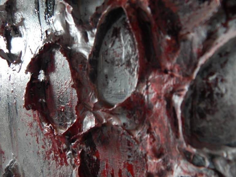 Original Abstract Expressionism Abstract Painting by Maka Zedelashvili