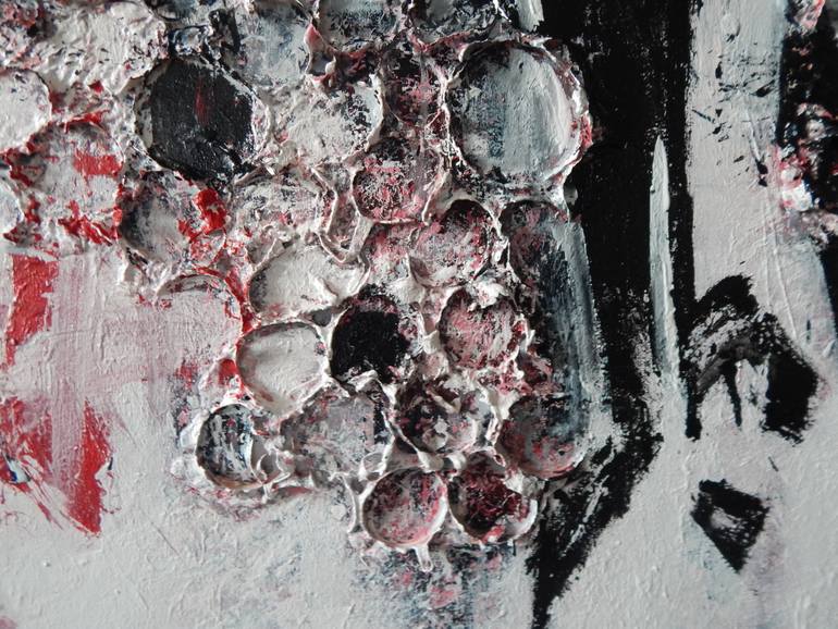 Original Abstract Expressionism Abstract Painting by Maka Zedelashvili