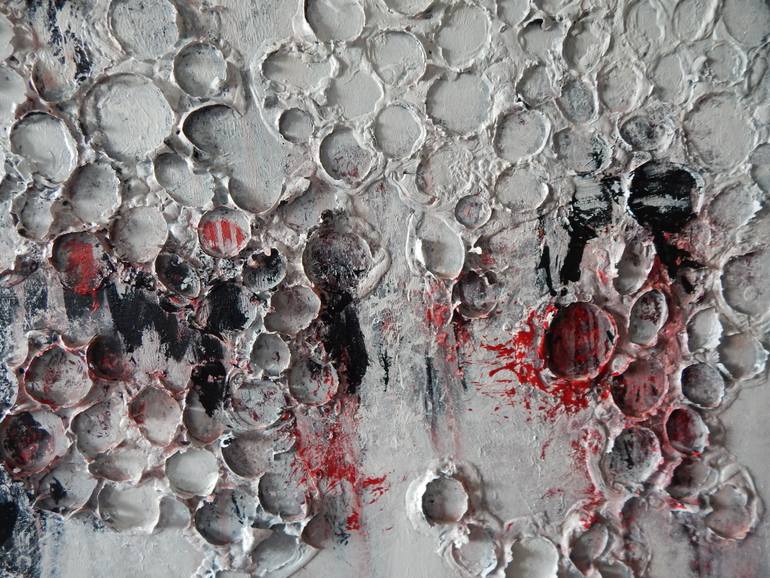 Original Abstract Expressionism Abstract Painting by Maka Zedelashvili