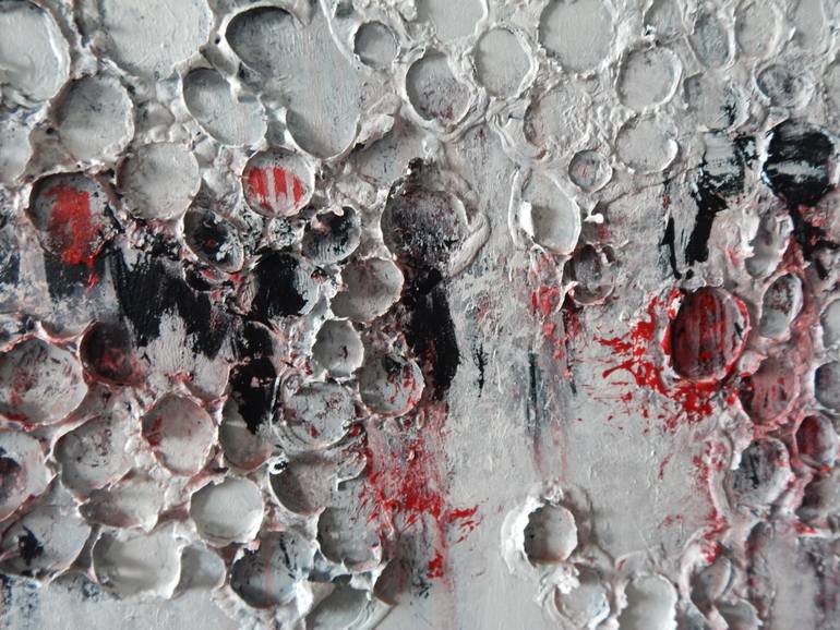 Original Abstract Expressionism Abstract Painting by Maka Zedelashvili