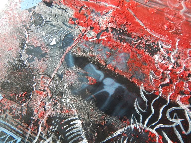 Original Conceptual Abstract Painting by Maka Zedelashvili