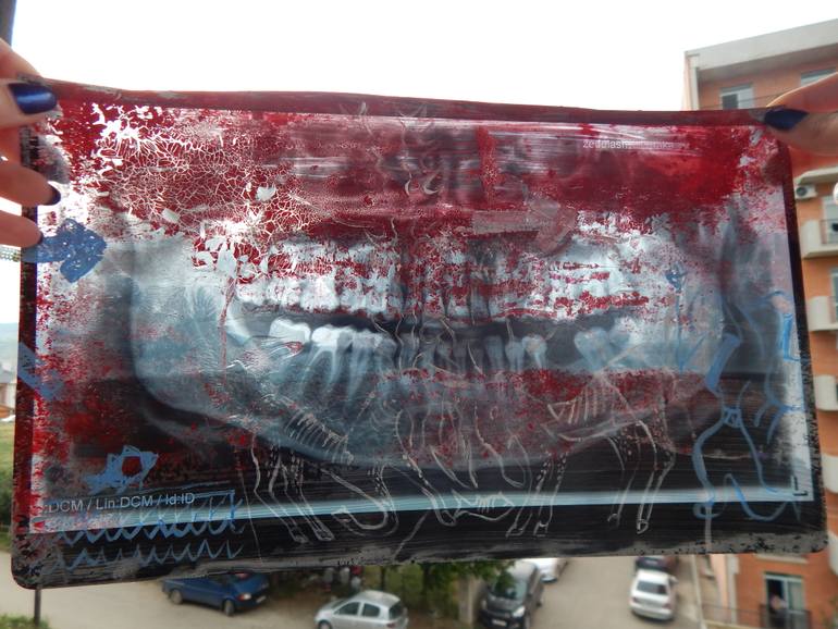 Original Conceptual Abstract Painting by Maka Zedelashvili