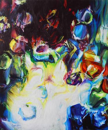 Original Abstract Paintings by Maka Zedelashvili