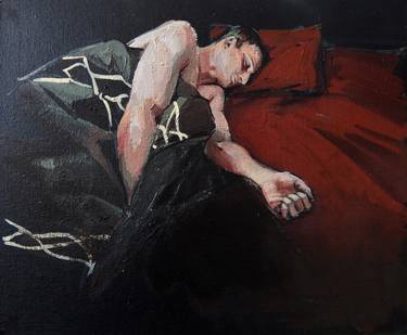 Original Men Paintings by Maka Zedelashvili