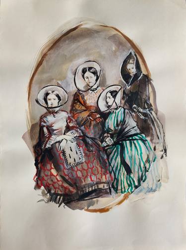 Original Women Paintings by Maka Zedelashvili