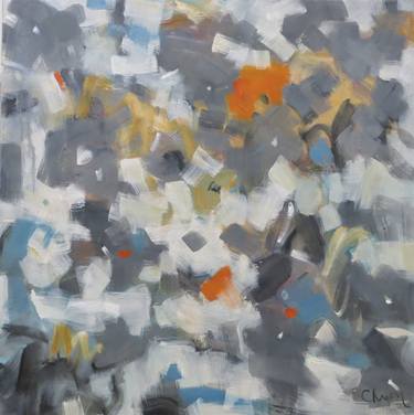 Original Abstract Expressionism Abstract Paintings by Oonju Chun
