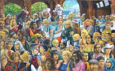 Original People Paintings by Vito De Meo
