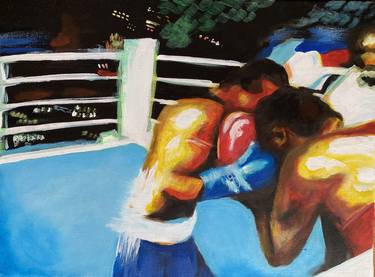 Original Sports Paintings by Julia Abele