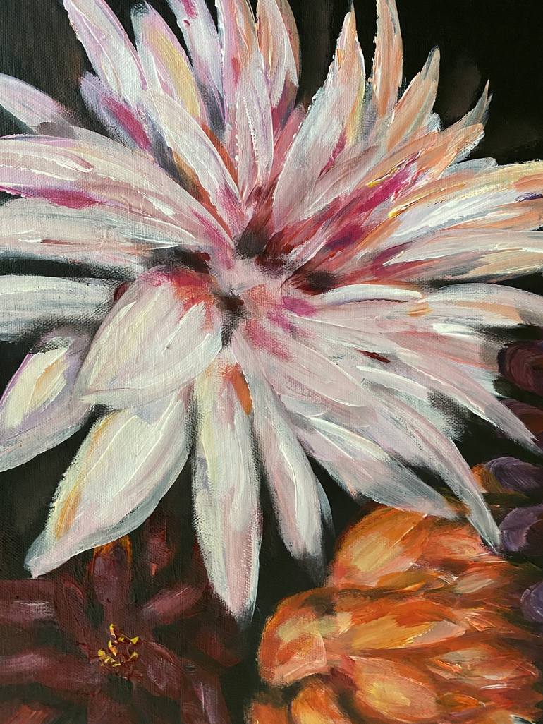 Original Figurative Floral Painting by Julia Abele
