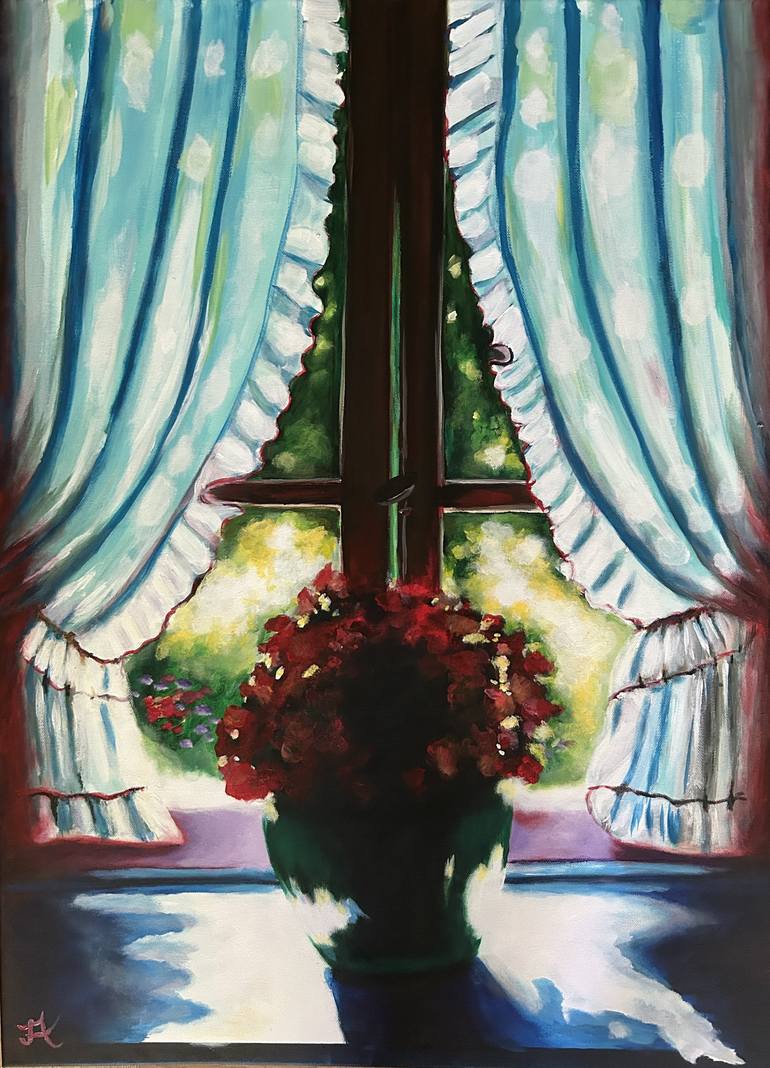 Print of Impressionism Garden Paintings by Julia Abele