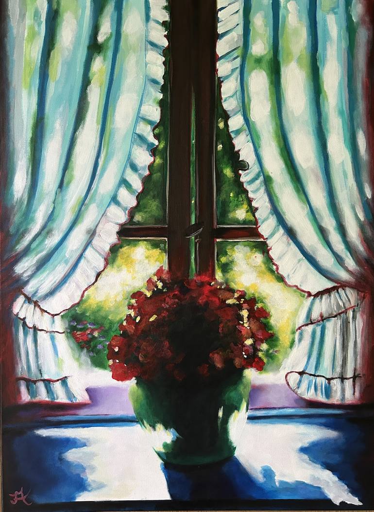 Print of Impressionism Garden Paintings by Julia Abele