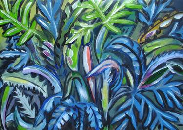 Original Expressionism Botanic Paintings by Julia Abele