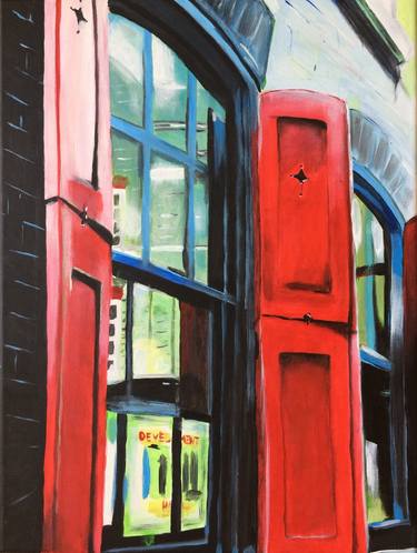 London, Spitalfields (Dennis Severs' window shutters) thumb
