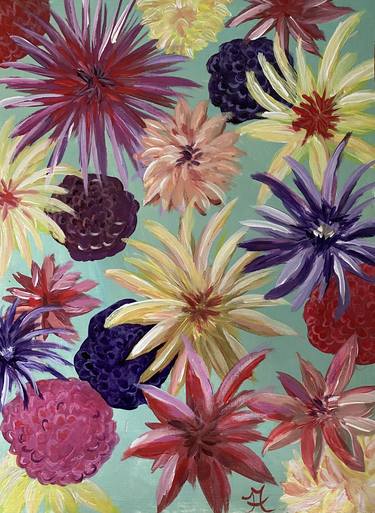 Original Botanic Paintings by Julia Abele