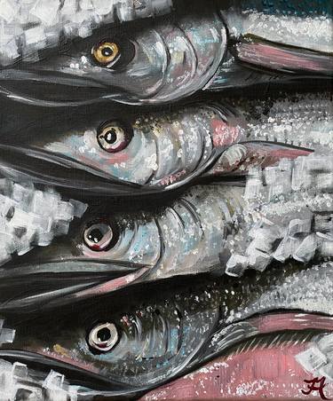 Print of Fish Paintings by Julia Abele