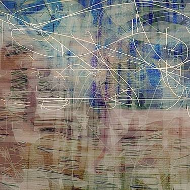 Original Abstract Mixed Media by Patty Jo Beaton