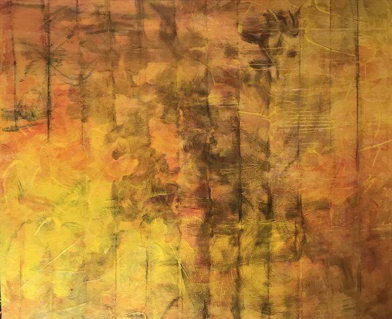 Original Abstract Expressionism Nature Painting by Patty Jo Beaton