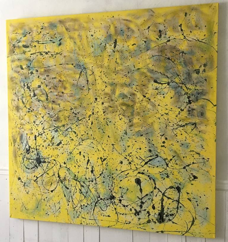 Original Abstract Expressionism Abstract Painting by Patty Jo Beaton