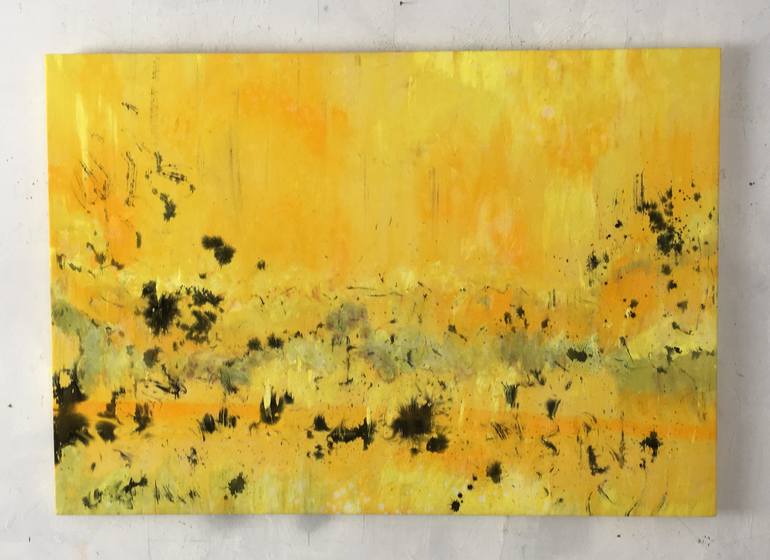 Original Abstract Expressionism Landscape Painting by Patty Jo Beaton
