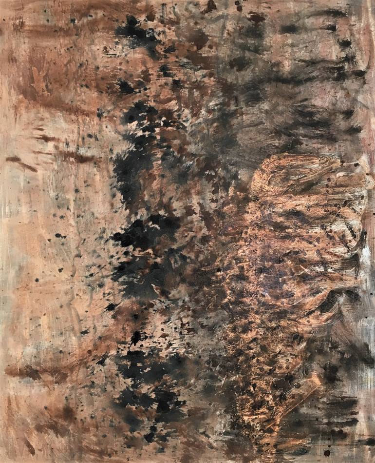 Original Abstract Expressionism Landscape Painting by Patty Beaton