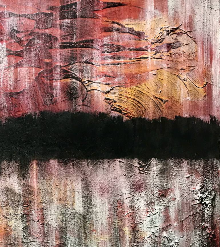 Original Abstract Landscape Painting by Patty Jo Beaton