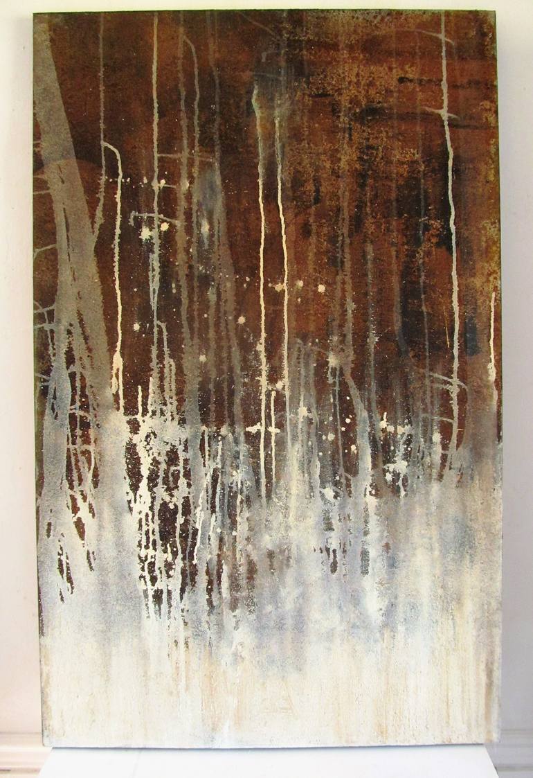 Original Abstract Expressionism Abstract Painting by Patty Jo Beaton