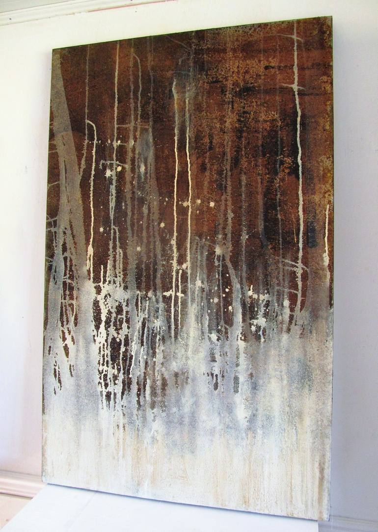 Original Abstract Expressionism Abstract Painting by Patty Jo Beaton