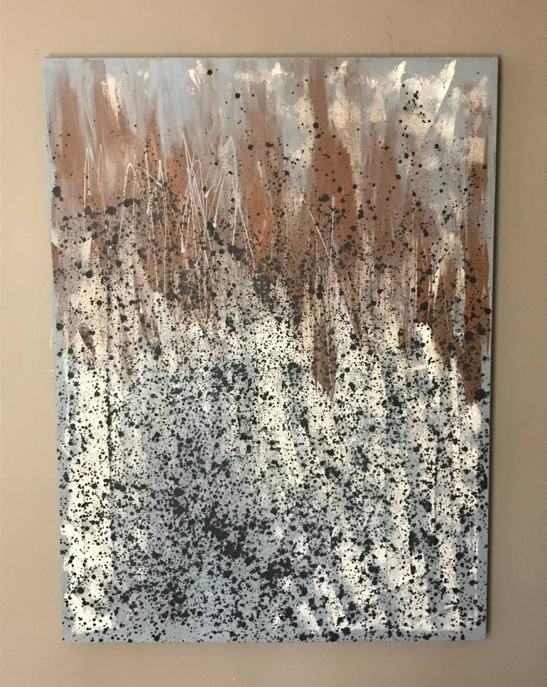 Original Abstract Expressionism Abstract Painting by Patty Jo Beaton