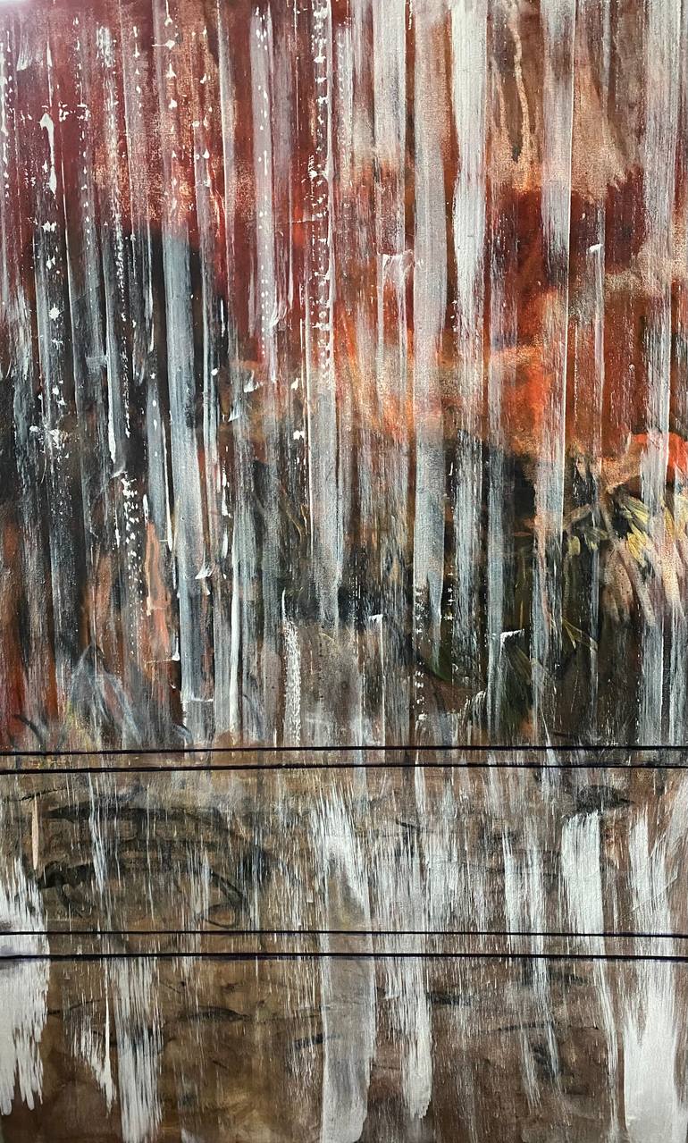 Original Abstract Expressionism Abstract Mixed Media by Patty Beaton