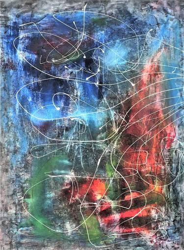 Print of Abstract Expressionism Abstract Paintings by Patty Jo Beaton