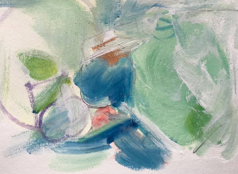Original Abstract Expressionism Abstract Mixed Media by Patty Beaton