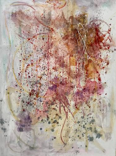 Original Abstract Expressionism Nature Mixed Media by Patty Jo Beaton