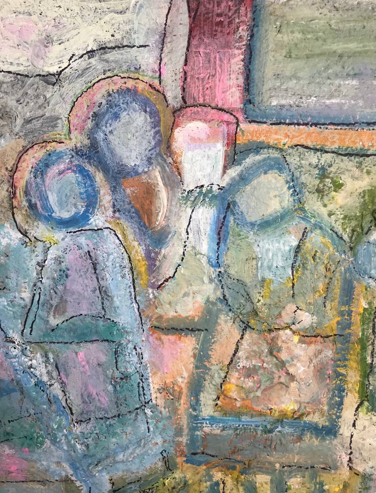 Original Figurative People Mixed Media by Patty Beaton