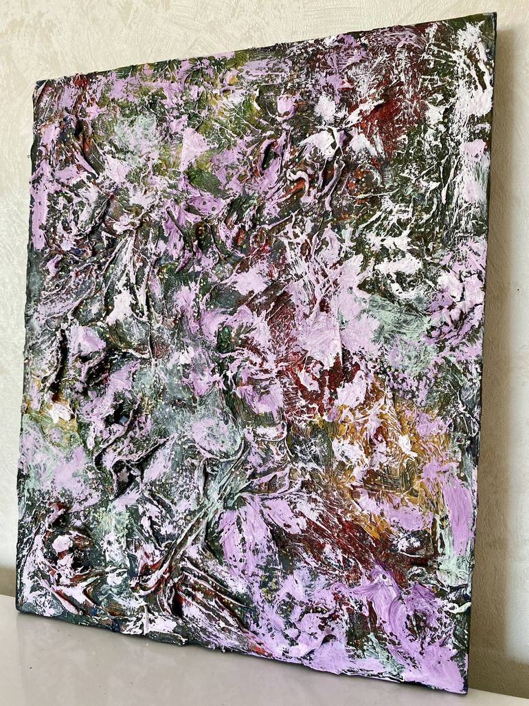 Original Abstract Expressionism Abstract Mixed Media by Patty Jo Beaton