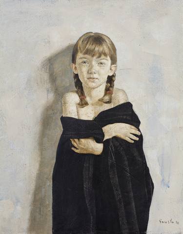 Print of Realism Children Paintings by Pedro Fausto