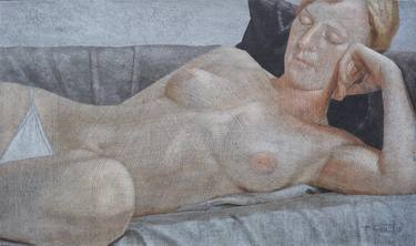 Original Realism Nude Paintings by Pedro Fausto