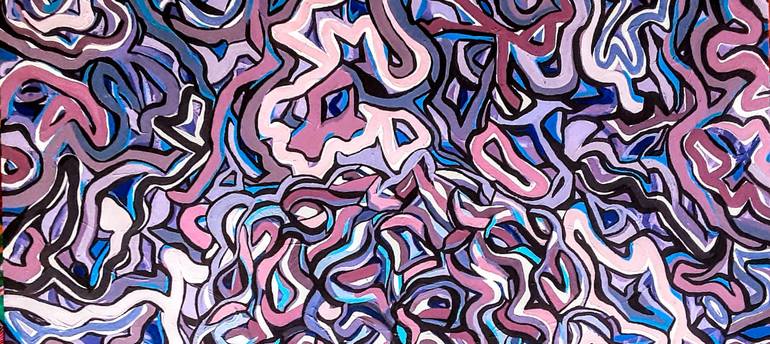 Original Abstract Expressionism Abstract Painting by Latoya Cole