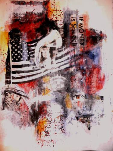 Print of Abstract Political Collage by Lori Love
