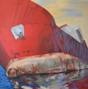 Print of Abstract Expressionism Ship Paintings by Merve Güder