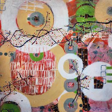 Original Abstract Expressionism Abstract Paintings by Dianna Cates Dunn