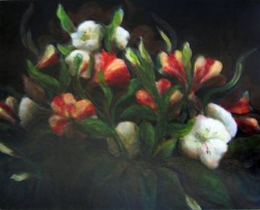 Original Impressionism Floral Paintings by Dianna Cates Dunn