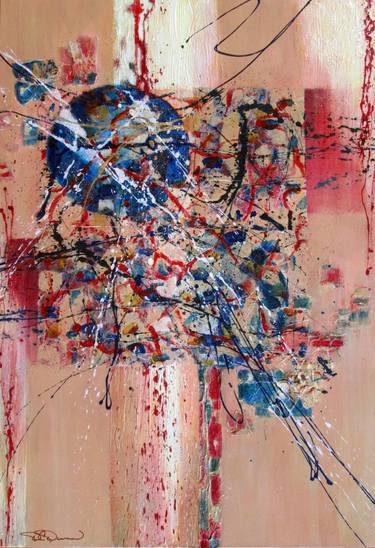 Original Abstract Expressionism Abstract Paintings by Dianna Cates Dunn