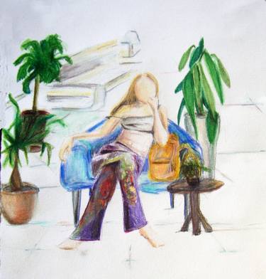 Original Interiors Drawings by Rafaela Senfft